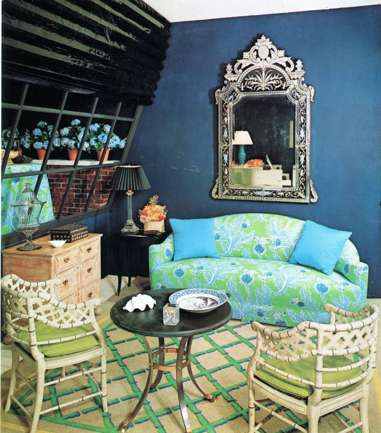 Design by Angelo Donghia from the book Decoration U.S.A., 1965 
