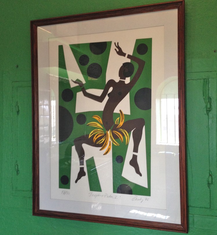 Josephine Baker print by Robert Brady 